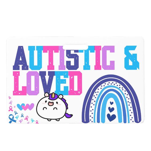 I am Autistic Name id  Badge - Autism Alert Badge  (I am Autistic Name id Badge - Autism Alert Badge)