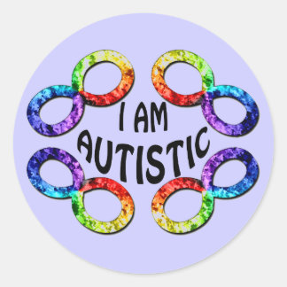 I Am Autistic Stickers