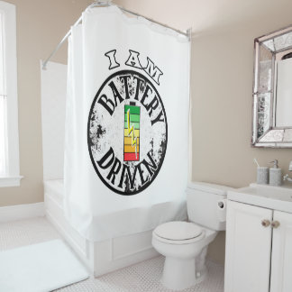 I am battery driven shower curtain