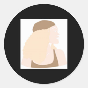 I Am Beautiful! Sticker4 Classic Round Sticker