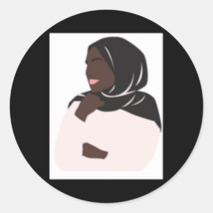 I Am Beautiful! Sticker8 Classic Round Sticker