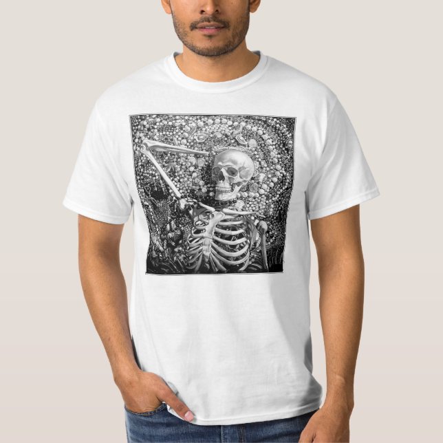 I am becalmed in virtue T-Shirt (Front)