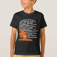 I Am Black Excellence Strong Woman Word Art Hair