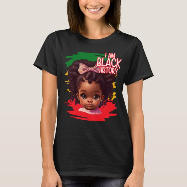 I AM Black History 2023 Black History Month BHM T-Shirt (Front)
