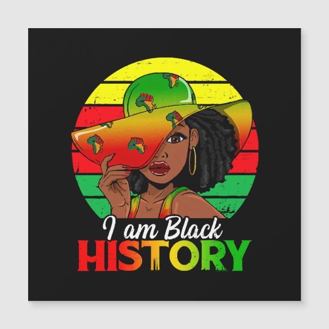 I Am Black History African America (Front)