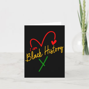 I Am Black History - African Civil Rights - Junete Card