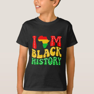 I Am Black History Black History Month African Ame T-Shirt