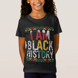 I Am Black History Black Pride Gift Black African T-Shirt