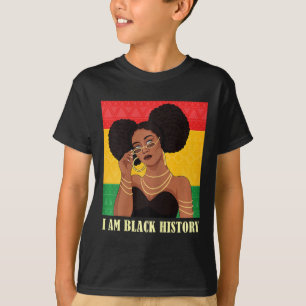 I Am Black History Educated Queen African American T-Shirt
