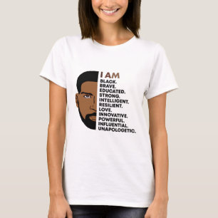 I Am Black History Inspiring African American Prid T-Shirt
