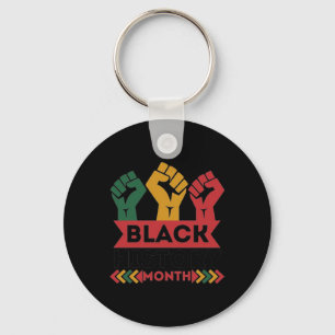 I Am Black History Key Ring