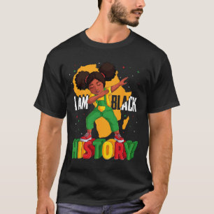 I Am Black History Kids Girls Women Black History T-Shirt