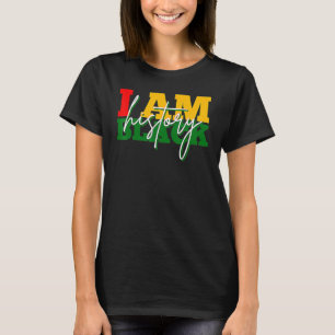 I Am Black History Melanin Afro African Pride Boys T-Shirt