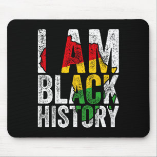 I Am Black History Men Women Black History Month A Mouse Pad