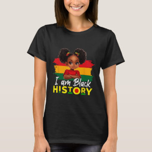 I Am Black History Month African American Black Gi T-Shirt