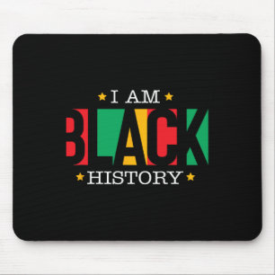 I Am Black History Month African American Girls Wo Mouse Pad