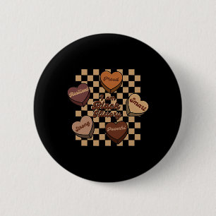I Am Black History Month African American Pride Ce 6 Cm Round Badge
