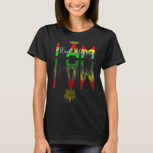 I Am Black History Month Afro African PrideMen Wom T-Shirt