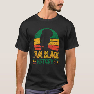 I am Black History Month for Kids Girls Afro Ameri T-Shirt