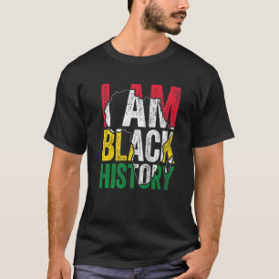 I Am Black History Month Melanin BLM African Pride T-Shirt