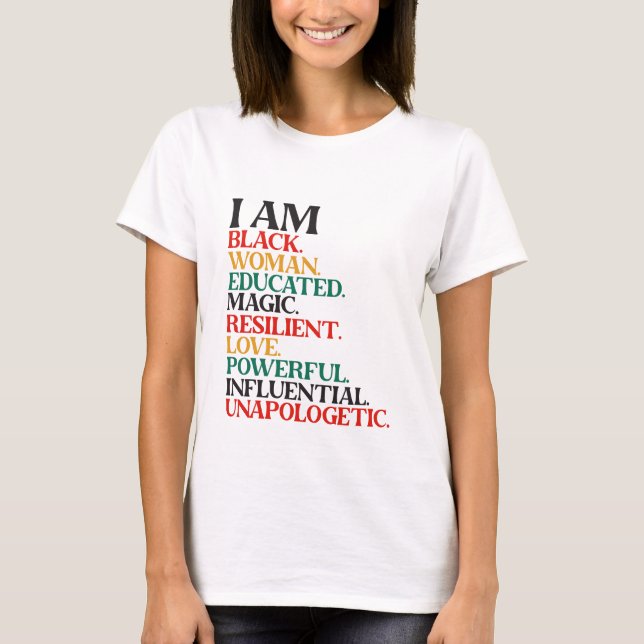 I AM - Black History Month T-Shirt (Front)
