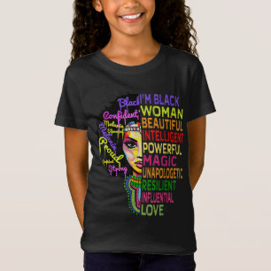 I Am Black History Month Woman - Black Girl Magic  T-Shirt