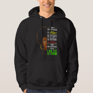 I Am Black History Month Woman  Melanin Black Girl Hoodie
