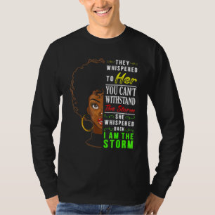 I Am Black History Month Woman Melanin Black Girl T-Shirt