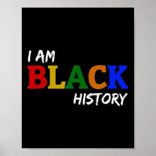 I Am Black History Poster