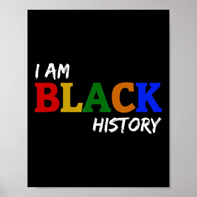 I Am Black History  Poster (Front)