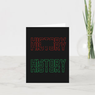 I Am Black History Shirt Black History Month Afric Card