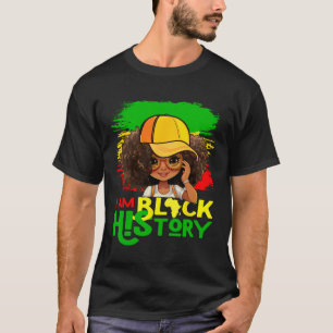 I Am Black History Shirt For Kids Women Black Hist