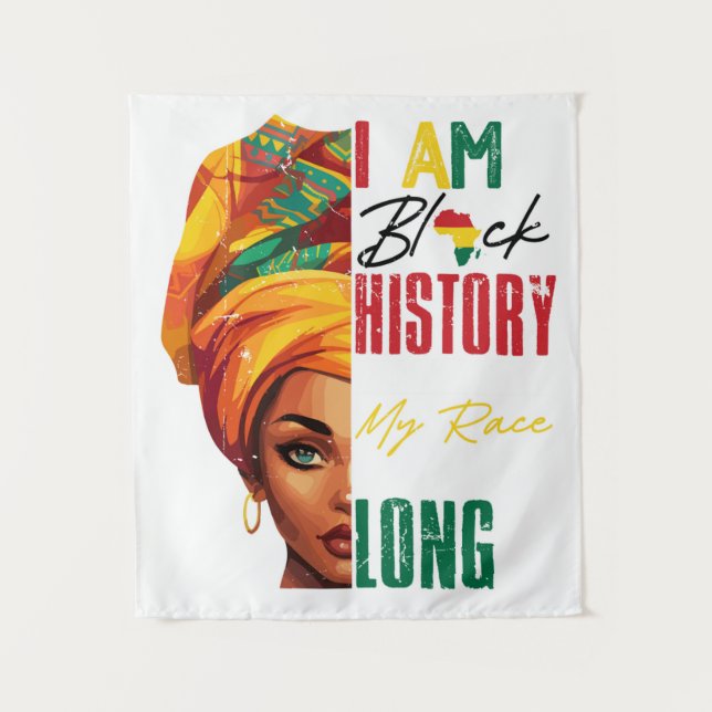 I am Black History Tapestry (Front)