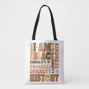 I AM BLACK HISTORY TOTE BAG