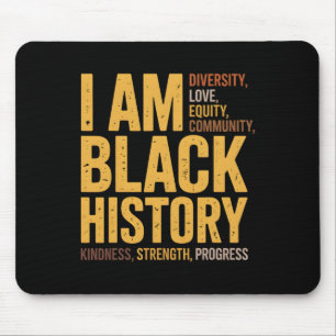 I Am Black History Vintage  Mouse Pad