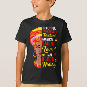I Am Black History Women Black History Month Celeb T-Shirt