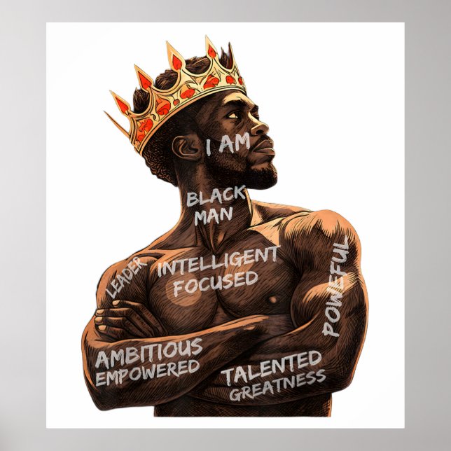 I am Black Man poster (Front)