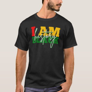 I Am Black Woman Black History Month Educated Blac T-Shirt