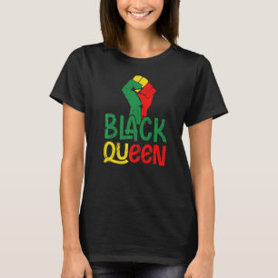 I Am Black Women Strong Afro Black History Month Q T-Shirt