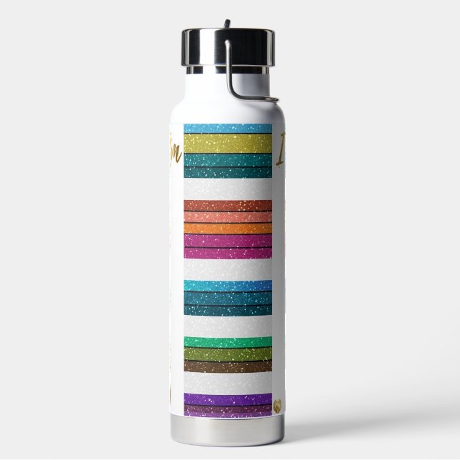 I AM BLESSED WATER BOTTLE (Left)