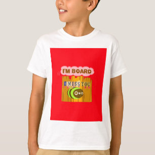 I Am Board, I Miss You Bee Art Print/Graphic T-Shirt