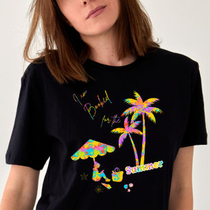"I am Booked for the Summer" Custom Vacation  Tri-Blend Shirt
