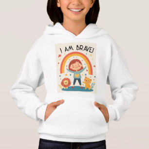I Am Brave - Kids Affirmation Hoodie