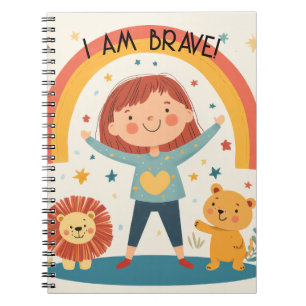 I Am Brave - Kids Affirmation Notebook