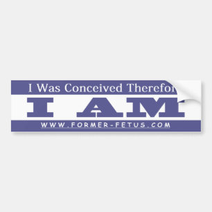 I AM Bumper Bumper Sticker