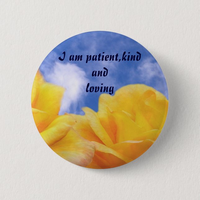 I Am_Button 6 Cm Round Badge (Front)