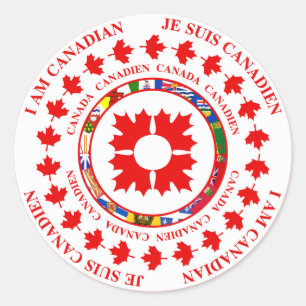 I AM CANADIAN - JE SUIS CANADIEN STICKER