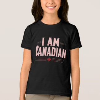 I Am Canadian –National Pride, Patriotic Statement Tri-Blend Shirt