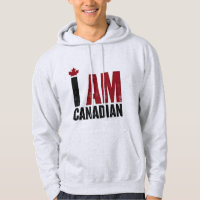I Am Canadian – Patriotic Statement & Maple leaf