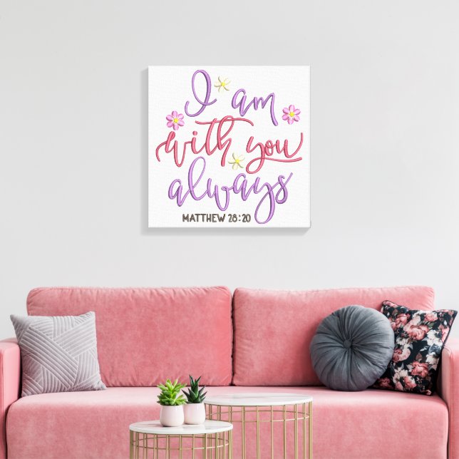 I Am- Canvas (Gloss) Print (Insitu(LivingRoom))